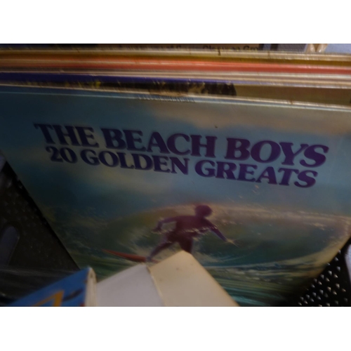 35 - Box of LPs including Abba, Beach Boys etc.