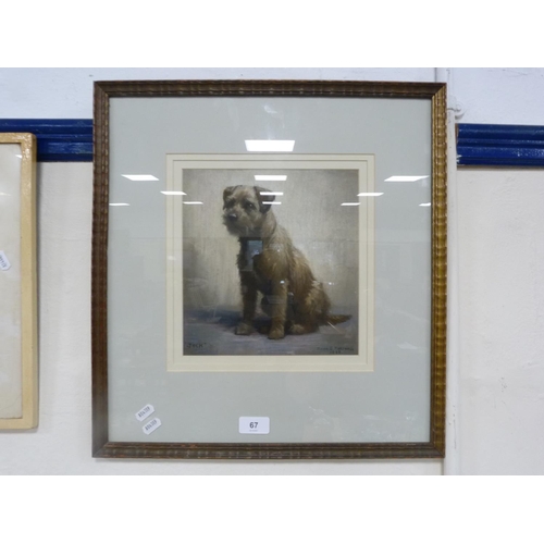 67 - AFTER MAUDE G MARSHALL, Jock, lithograph.