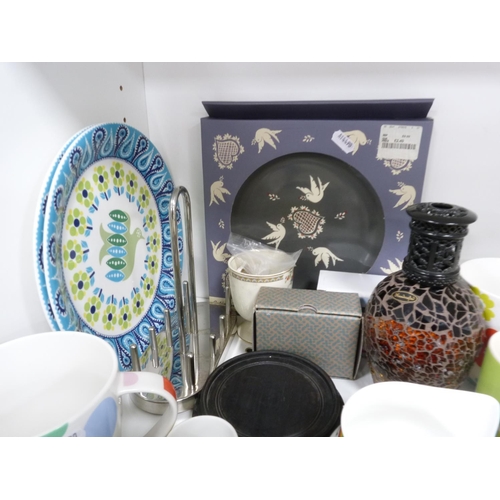 71 - Collection of children's themed mugs, modern cups, jug signed by Rosie Firmin, Cath Kidston cup, Spo... 