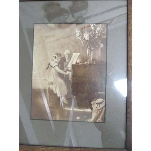 87 - Wall hanging made with Medieval tile fragments reputedly from Lincoln Cathedral, three photographs i... 