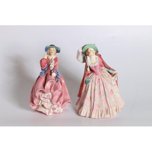 14 - Royal Doulton figures to include HN1744 Mirabel and HN1849 Top O The Hill. (2) (a/f)