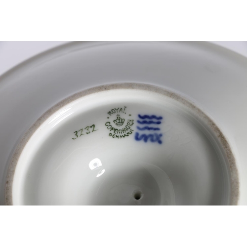 2 - Royal Copenhagen dish with child holding duck, modelled by V Waldorff, #3232, and a Royal Copenhagen... 