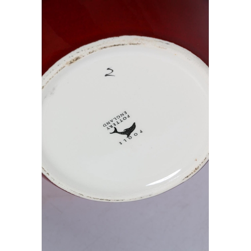 32 - Poole Pottery baluster vase, 25cm tall.