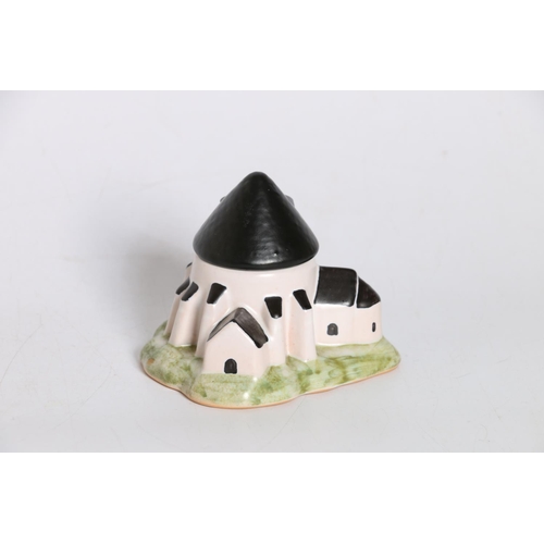 41 - Jongue Bernholm of Denmark pottery model of a castle, 10cm wide.