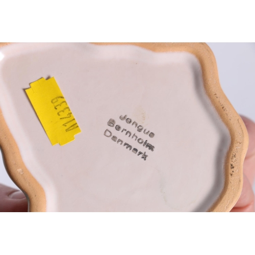 41 - Jongue Bernholm of Denmark pottery model of a castle, 10cm wide.