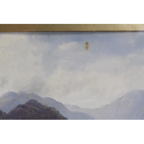 360 - EDWARD HORACE THOMPSON (1879-1949).Lake District landscape - Crummock Water and Rannerdale Knotts?Wa... 