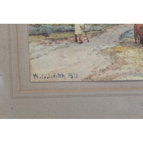 364 - WILLIAM LEIGHTON LEITCH (SCOTTISH 1804-1883).Walton Heath, Reigate.Watercolour.12.5cm x 17.5cm.Signe... 