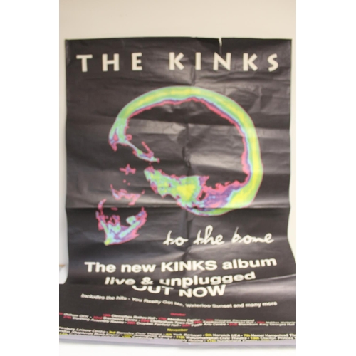 599 - Collection of Kinks posters to include Ray Davies The Unauthorised Autobiography poster X3, The Kink... 