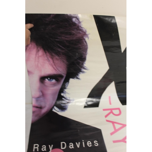 599 - Collection of Kinks posters to include Ray Davies The Unauthorised Autobiography poster X3, The Kink... 