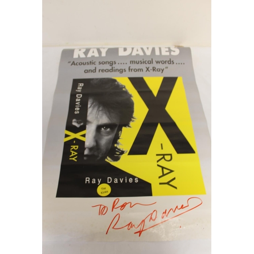 599 - Collection of Kinks posters to include Ray Davies The Unauthorised Autobiography poster X3, The Kink... 