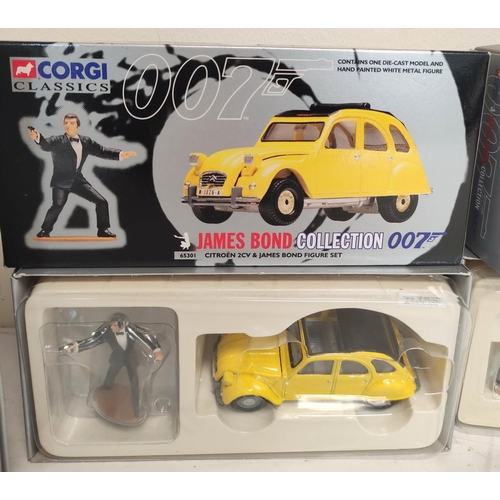 81 - Corgi Classics James Bond Collection four boxed figurines to include Toyota 2000GT 65101, Aston Mart... 