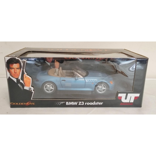 87 - Boxed UT Models 1:18 scale James Bond Goldeneye BMW Z3 Roadster. 