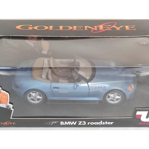 87 - Boxed UT Models 1:18 scale James Bond Goldeneye BMW Z3 Roadster. 