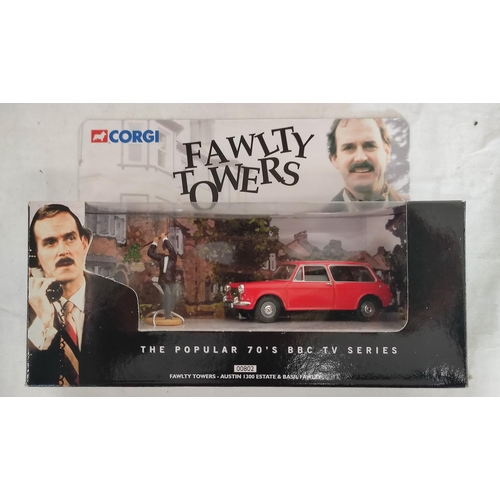 92 - Four Boxed Corgi collectors cars to include The Beatles Newspaper Car & Rita Meter Maid figure 5... 