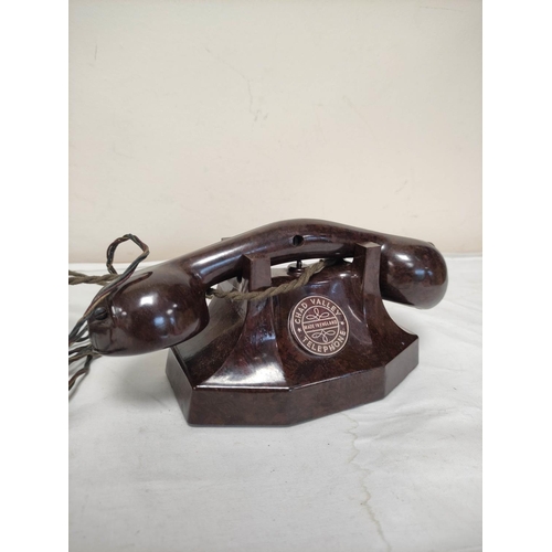 41 - 1930s Chad Valley bakelite twin telephone set complete with original box. Also a 1950s Science fair ... 