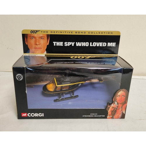 84 - Nine Corgi James Bond boxed figurines to include six Corgi James Bond Definitive Collection figures ... 