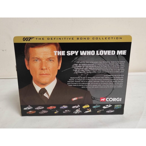 84 - Nine Corgi James Bond boxed figurines to include six Corgi James Bond Definitive Collection figures ... 