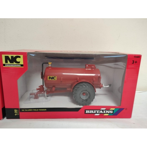 72 - Quantity of Britains 1:32 scale boxed agricultural implements to include a Kane 16 tonne grain trail... 