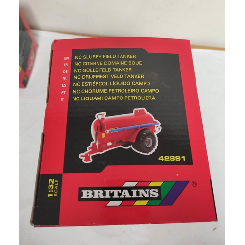 72 - Quantity of Britains 1:32 scale boxed agricultural implements to include a Kane 16 tonne grain trail... 