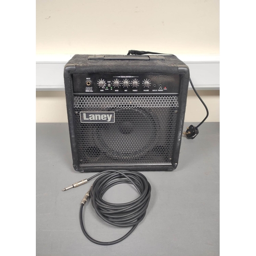 611 - Laney RB1 50 watt bass amp with jack lead.