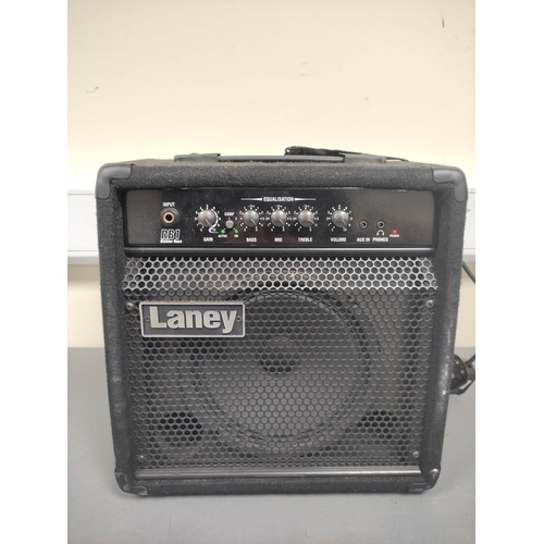 611 - Laney RB1 50 watt bass amp with jack lead.