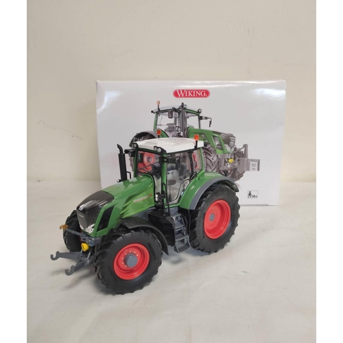 62 - Quantity of vintage boxed collectors models to include a 1:32 scale Wiking Fendt 828 model tractor, ... 