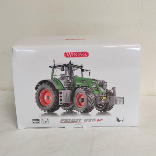 62 - Quantity of vintage boxed collectors models to include a 1:32 scale Wiking Fendt 828 model tractor, ... 