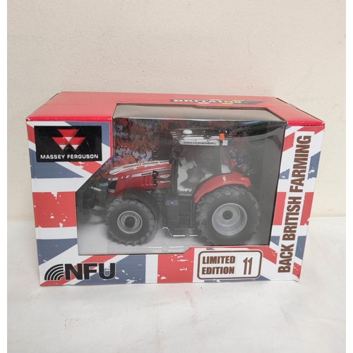 65 - Quantity of Britains boxed agricultural implements & tractors to include a 1:32 scale Massey Fer... 