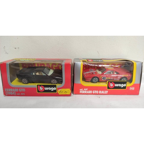 36 - Collection of vintage boxed Bburago model vehicles to include a 1:24 scale Ferrari 641/2 6128 & ... 