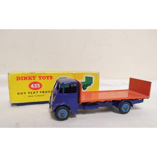 24 - Collection of vintage model toys to include eight boxed Dinky vehicles such as a Dinky Flat Truck 43... 