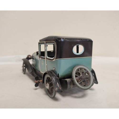 28 - Vintage 1987 limited edition Paya 841 limousine model tinplate car after an original from 1929. No 1... 