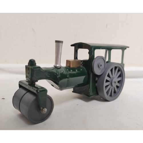 20 - Quantity of clockwork Tri-ang Minic model cars to include two steam rollers, two delivery vans, Vaux... 