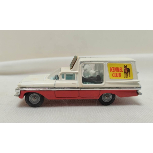 12 - Corgi Toys model 486 Kennel Service Wagon with four dogs based off the Chevrolet Impala. Complete wi... 