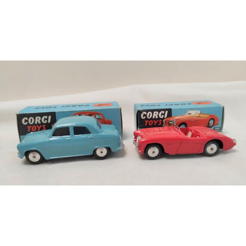 16 - Corgi Major Toys Gift Set No.1 Carrimore Car Transporter with four Boxed Cars, consists of: Car Tran... 