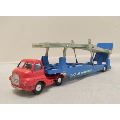 16 - Corgi Major Toys Gift Set No.1 Carrimore Car Transporter with four Boxed Cars, consists of: Car Tran... 