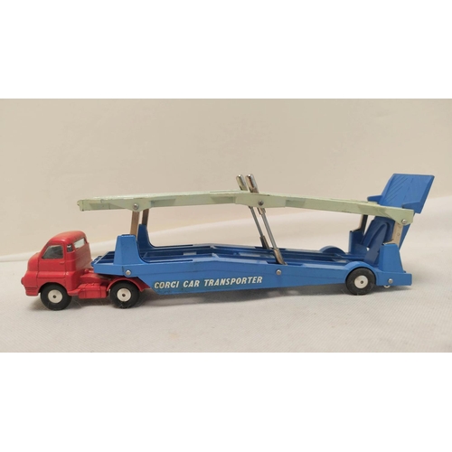 16 - Corgi Major Toys Gift Set No.1 Carrimore Car Transporter with four Boxed Cars, consists of: Car Tran... 