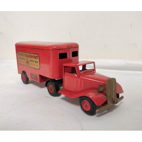 21 - Collection of vintage boxed and loose Tri-ang Minic clockwork vehicles some pre war to include a Min... 