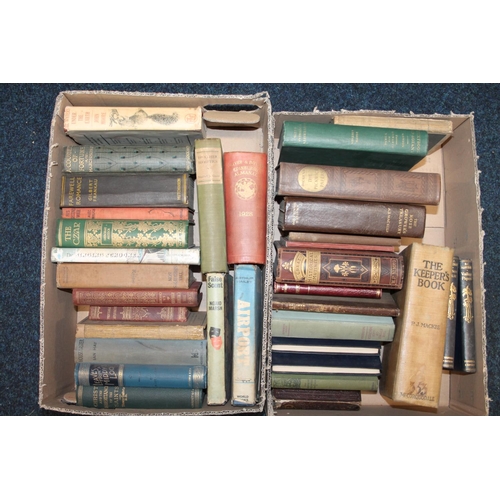 199E - Two boxes containing books to include The Keeper's Book by J D Mackie, Historical Mutinies by W P Ni... 