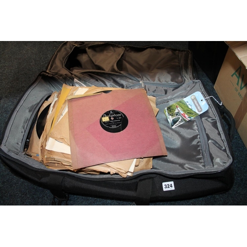 324 - Case containing records.