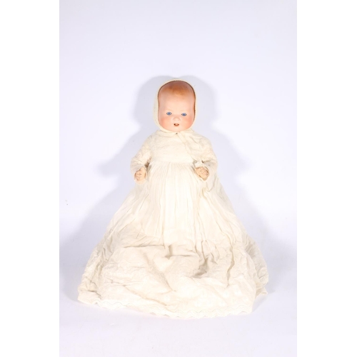 159 - Armand Marseille of Germany bisque headed doll, the head stamped 351/4K, 45cm tall.