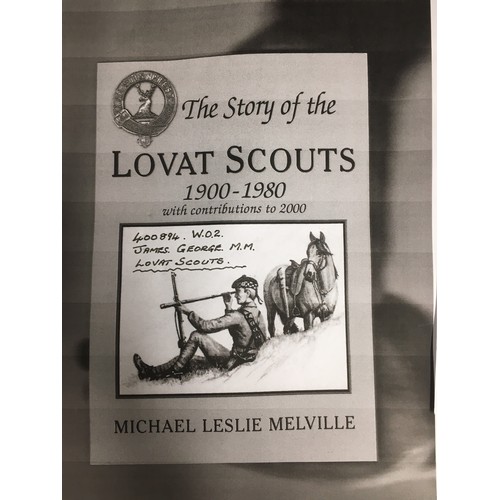 938 - Medals of 400894 Warrant Officer 2nd Class James George MM of the Lovat Scouts, comprising George VI... 