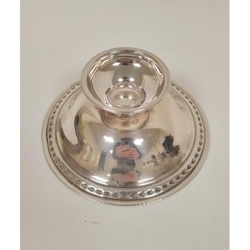 17 - Three embossed bon bon dishes and a circular bowl, 165g / 5oz. (4).