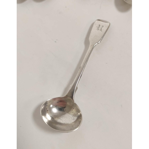 19 - E.p. kettle, a similar entree dish and cover and various other items including six silver spoons and... 