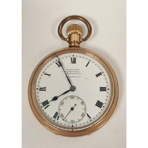 6 - Silver lever watch by Dixon, Maryport, with gold chapters, 1885 and a Swiss rolled gold watch for Na... 