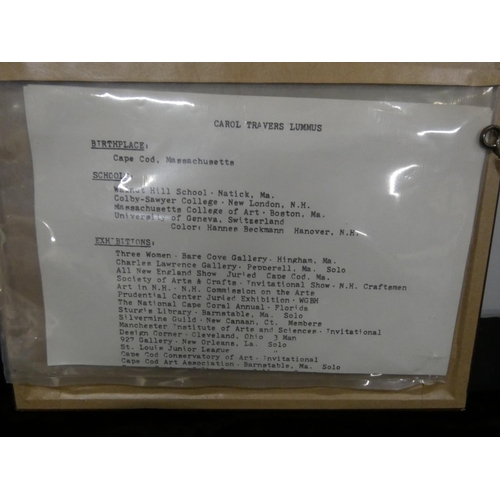 171 - Carol Travers Lummus.Revenons a nos moutons. (Recumbent lamb).Etching.Artist proof signed in pencil ... 