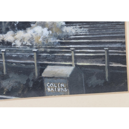 562 - COLIN NAIRNS of Edinburgh, Northern Freight, watercolour, signed, label verso, 29cm x 38cm.