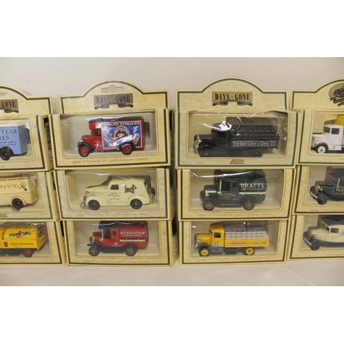 16 - Collection of 30 boxed Lledo Days Gone collector's cars to include Bygone Day's Whisky Trail.