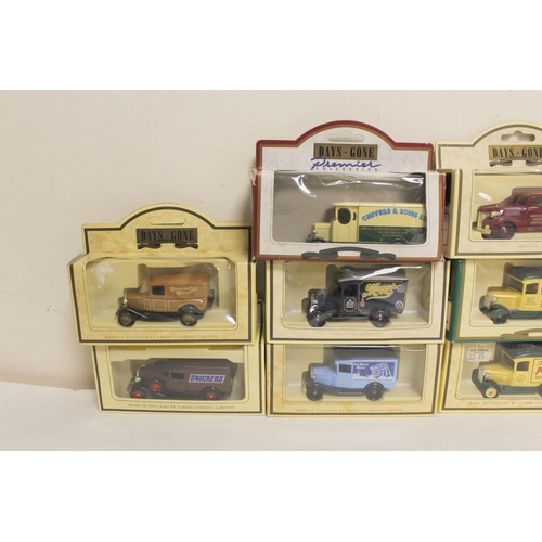 18 - Collection of 33 boxed Lledo Days Gone collector's cars to include boxed Whisky Trail vehicles.