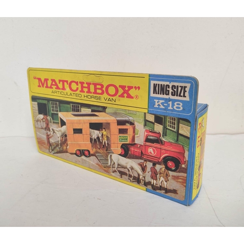 36 - Two vintage 1960s boxed Matchbox Kingsize model vehicles to include a Dodge Tractor With Twin Tipper... 