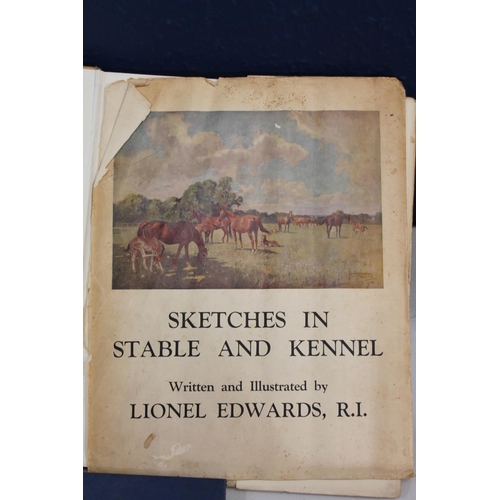 267 - Sketches in Stable and Kennel by Lionel Edwards.